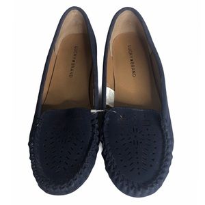Lucky Brand LP-Ajaia Slip On Navy Blue Loafers 9M